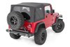 RC85350.35 Jeep Replacement Soft Top, Black (97-06 TJ Wrangler Half Steel Doors) - image 2