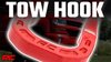 RS134 Forged Tow Hooks (14-18 Chevy 1500; Red) - image 4