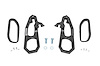 RS185 Forged Tow Hooks; w/Bezel Combo; - image 1