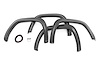 S-T42211-218 Fender Flares; Sport; Midnight Black Metallic; - image 1