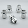 LN-114SP Billet Aluminum Lug Nut Set, 12-Point, 1/2 in.-20 Thread, Shank Seat [Polished]