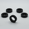 LN-51B Billet Aluminum Lug Nut Spacers, 1/4 in. [Black] - image 1