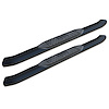 1502-0380B 4 in OE Style Curved Oval Steps, Black Alloy Steel, 02-09 Dodge Ram 1500/2500/3500 - image 1