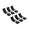 RB-BKC6 Raptor Series Bracket Covers Thermoplastic Rubber for Raptor Series Slide Track Running Boards Only, Qty 6 Set - image 1