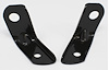 SB-01B Painted Grille Tie Bar/Hood Adjuster Bracket, 1956 Chevy, Pair