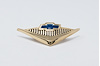 SB-38 Horn Cap Emblem, V8, 1955-1956 Bel Air, 24k Gold - image 1