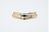 SB-39 Horn Cap Emblem, Six, 1955-1956 Bel Air, 24k Gold - image 1