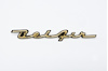 SB-53 "Bel Air" Dash Panel Script, 1957 Chevy, 24k Gold - image 1