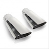 7090250 Exhaust Tail Pipe Tip, Universal, Flat Oval Tips 2-1/2" Inlet - image 1