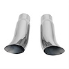 720300 Exhaust Tail Pipe Tip, Universal, Elf Ear Tips 3" Inlet - image 1