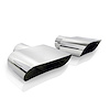 784250 Exhaust Tail Pipe Tip, Universal, Corvette C4 Wide Oval Tips - image 1