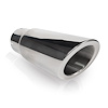 795225 Exhaust Tail Pipe Tip, Universal, Double Wall Slash Cut Tip 4" Body