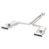C49296EXHLMF Exhaust System Kit, 1992-1996 Chevy Corvette C4 5.7L, Catback Dual Turbo S-Tube Mufflers Performance Connect - image 1