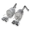 C609CBQUAD Exhaust Muffler Kit, 2009-2013 Chevy Corvette C6 6.2L & 7.0L, Axleback Dual Turbo Chambered Mufflers Factory Connect - image 3