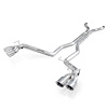 CA12CB-LMF Exhaust System Kit, 2012-2015 Chevy Camaro ZL1 6.2L, Catback Dual Chambered Round Non-Perfed Cores Factory Connect - image 1