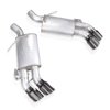 Redline Axle-Back Exhaust System for 2016-2024 Chevy Camaro SS 6.2L [304 Stainless, Black Chrome Quad Tips]