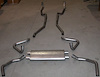CA6713S Manifold-Back Exhaust System 1967-68 SB Camaro - image 1