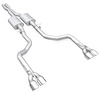 Legend Series Cat-Back Exhaust System with X-Pipe Dodge Challenger 6.2L, 6.4L Hemi - Polished Tips - Growl/Rumble Sound - image 1