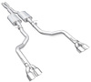 Redline Series Cat-Back Exhaust System with X-Pipe Dodge Challenger 6.2L, 6.4L Hemi - Polished Tips - Aggressive Sound - image 1