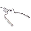 1998-02 Crown Victoria Grand Marquis 4.6L 2.5 Catback Exhaust with dual Chambered turbo mufflers dua - image 1