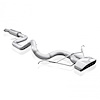 FC13CB-WT Exhaust System Kit, 2013-2018 Ford Focus ST 2.0L, Catback Vintage Round Muffler Wide Oval Tip Factory Connect - image 1