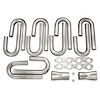HBK200 Exhaust Header Pipe Kit, Universal, 2" Header Build Kit - image 1