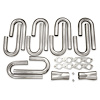 HBK237 Exhaust Header Pipe Kit, Universal, 2-3/8" Header Build Kit - image 1
