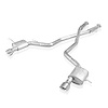 JEEP64CB-S Exhaust System Kit, 2012-2018 Jeep Grand Cherokee 6.4L, Catback Dual S-Tube Mufflers Factory Connect - image 1