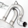 JPJKAB Exhaust Muffler Kit, 2007-2018 Jeep Wrangler JK / JKU 3.8L & 3.6L, Axleback Dual Oulet Muffler Factory Connect - image 2