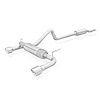 JPJKUCB Exhaust System Kit, 2012-2018 Jeep Wrangler JK / JKU 3.6L, Catback Dual Outlet Turbo Muffler Factory Connect - image 1