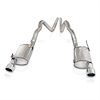 2007-2010 Shelby GT500 3 Catback exhaust system. Includes 2 2.5 core s-tube turbo mufflers 2 4 mirro - image 1