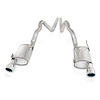 M09GTL Exhaust System Kit, 2007-2010 Ford Mustang Shelby GT500 5.4L, Catback Dual S-Tube Mufflers Performance Connect - image 1