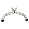 2011+ Mustang GT 3 304 SS lead pipes and X-pipe to replace the factory H-Pipe with a superior soundi - image 1