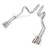 M14GTL Exhaust System Kit, 2013-2014 Ford Mustang Shelby GT500 5.8L, Catback Dual Chambered Round Mufflers N/Perf - image 1
