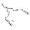 M15CB-LMF Exhaust System Kit, 2015-2017 Ford Mustang GT 5.0L, Catback Dual Retro 3" Core Rounds H-Pipe Factory Connect - image 2