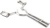 Redline Series Cat-Back Exhaust System with Active Valves H-Pipe 2018-Up Ford Mustang GT 5.0L V8, Aggressive Sound - image 2