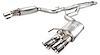 Redline Series Cat-Back Exhaust System with Active Valves X-Pipe 2018-Up Ford Mustang GT 5.0L V8 - Aggressive Sound - image 1