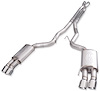 Redline Series Cat-Back Exhaust System with X-Pipe 2018-Up Ford Mustang GT 5.0L V8 - Aggressive Sound - image 1