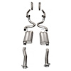 M9604CB Exhaust System Kit, 1996-2004 Ford Mustang GT 4.6L, Catback Dual Turbo Chambered Mufflers Factory Connect - image 1