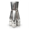 MCLC4238-450 Exhaust Header Collector, Universal, Four Way Merge Collector 2-3/8" x 4-1/2" - image 1