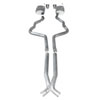 2005-2010 Mustang 4.0L V6 304 SS 2-1/2 dual exhaust system with X-pipe dual 5 x 9 chambered turbo mu - image 1