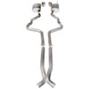 2005-2010 Mustang 4.0L V6 304 SS 2-1/2 dual exhaust system with X-pipe dual 5 x 9 S-tube turbo muffl - image 1