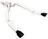 RAM19CBR-B Redline Series Cat-Back Exhaust System with Y-Pipe & X-Pipe Dodge Ram 1500 5.7L - 5 in. Black Tips - Aggressive Sound - image 3