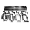 RB213X Exhaust Pipe, Universal, 2-1/8" Expanded Rod Build Kit - image 1