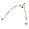 TBTDLMFCB Exhaust System Kit, 2006-2009 Chevy Trailblazer SS 6.0L, Dual Turbo S-Tube Mufflers Y-Pipe Factory Connect - image 1