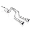 TBTDLMFCO Exhaust System Kit, 2006-2009 Chevy Trailblazer SS 6.0L, Dual Turbo S-Tube Mufflers Center Exit X-Pipe Factory Connect - image 1