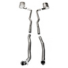 V6414100S Exhaust System Kit, 1964-1967 Chevy Corvette (Manual) 6.5L & 7.0L, Catback Dual Long Chambered Mufflers Auto Trans. - image 1
