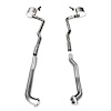 V6813100S Exhaust System Kit, 1968-1972 Chevy Corvette 5.3L & 5.7L, SBC Catback Dual Long Chambered Mufflers Factory Connect