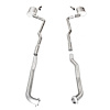 V7313100S Exhaust System Kit, 1973-1982 Chevy Corvette 5.0L & 5.7L, SBC Catback Dual Long Chambered Mufflers Factory Connect - image 1