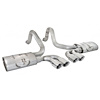 VC53CBQUAD Exhaust Muffler Kit, 1997-2004 Chevy Corvette C5 LS1, Axleback Dual Turbo Chambered Mufflers Factory Connect - image 1